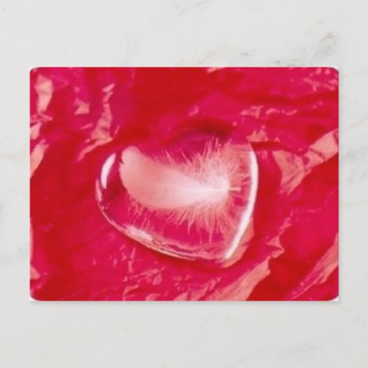 ハート ポストカード (正面)