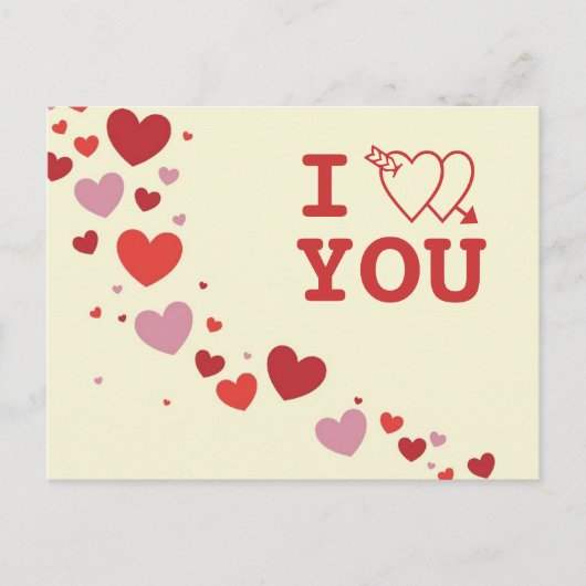 ハート ポストカード (正面)