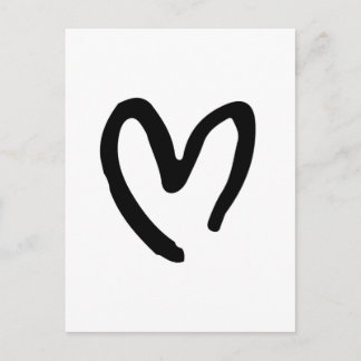 ハート ポストカード