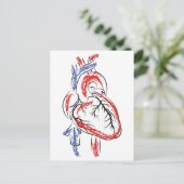 ハート ポストカード (スタンド正面)