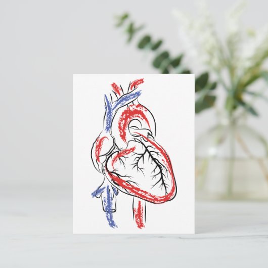 ハート ポストカード (スタンド正面)