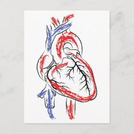 ハート ポストカード