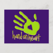 ハート ポストカード (正面)