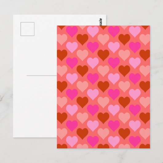 ハート ポストカード (正面/裏面)
