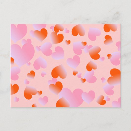 ハート ポストカード (正面)