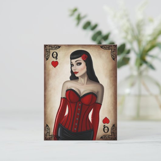 ハート ポストカード (スタンド正面)