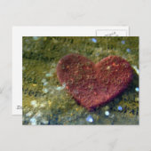 ハート ポストカード (正面/裏面)