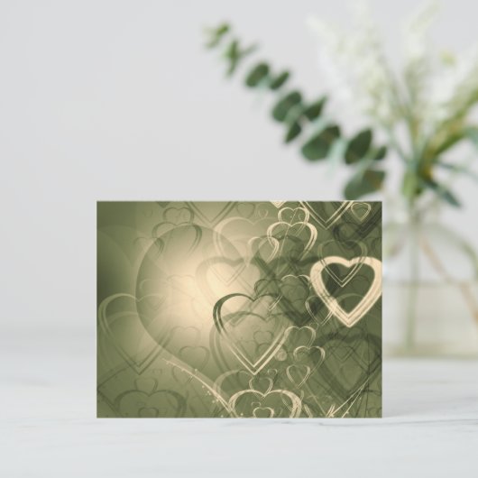 ハート ポストカード (スタンド正面)