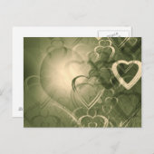 ハート ポストカード (正面/裏面)