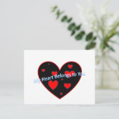 ハート ポストカード (スタンド正面)