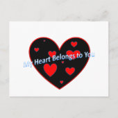 ハート ポストカード (正面)