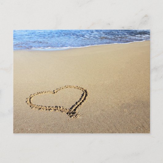 ハート ポストカード (正面)