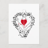 ハート ポストカード (正面)
