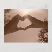 ハート ポストカード (正面)