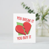 ハート ポストカード (スタンド正面)