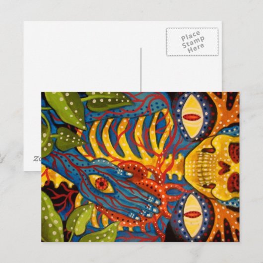 ハート ポストカード (正面/裏面)