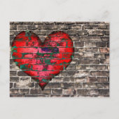 ハート ポストカード (正面)