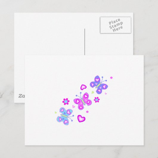 ハート ポストカード (正面/裏面)