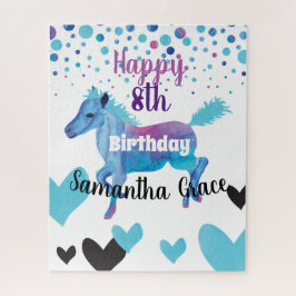 ハート&ポニーズ誕生日 ジグソーパズル