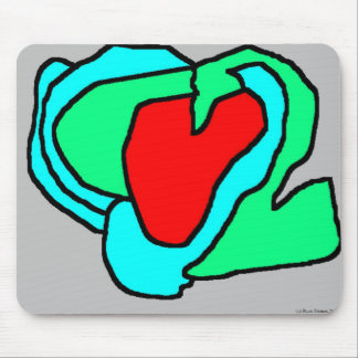 ハート マウスパッド