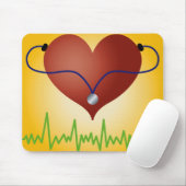 ハート マウスパッド (マウス)