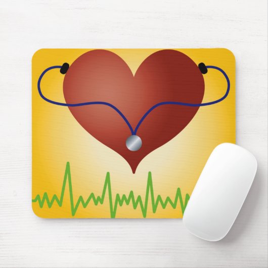 ハート マウスパッド (マウス)