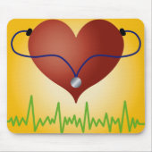 ハート マウスパッド (正面)