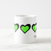 ハート・マグの再充電 コーヒーマグカップ (中央)