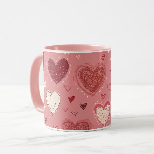 ハート マグカップ (正面左)
