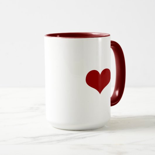 ハート マグカップ (正面右)