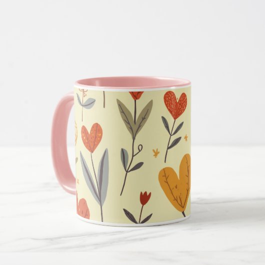 ハート マグカップ (正面左)