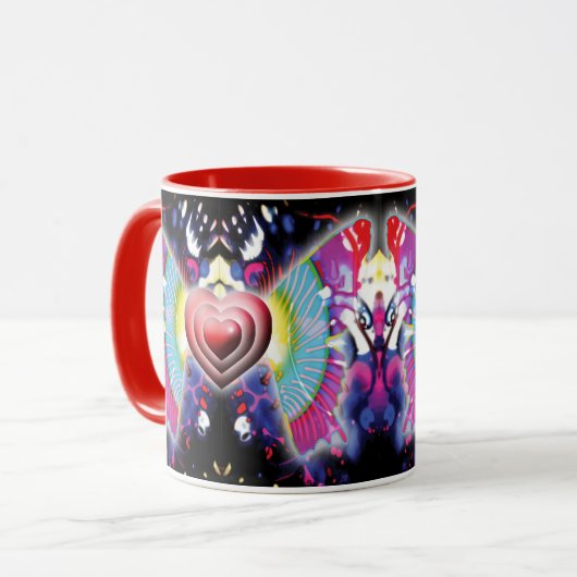 ハート マグカップ (正面左)