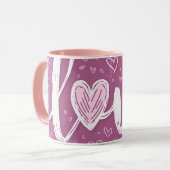 ハート マグカップ (正面左)