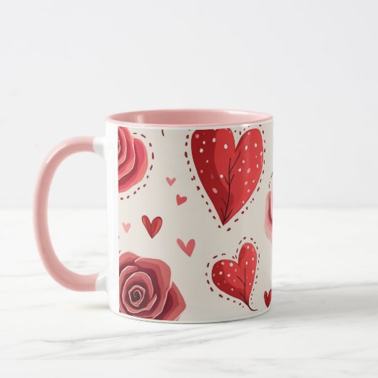 ハート マグカップ (左)