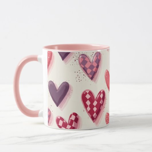 ハート マグカップ (左)