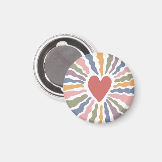 ハート マグネット (正面/裏面)