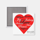 ハート マグネット (正面/裏面)