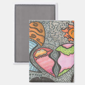 ハート マグネット (正面/裏面)