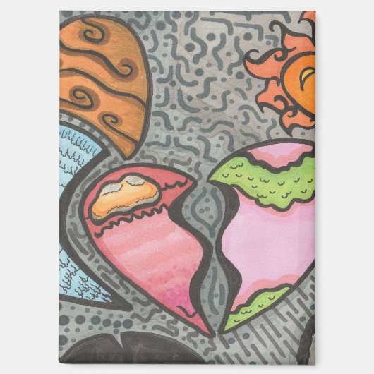 ハート マグネット (正面)