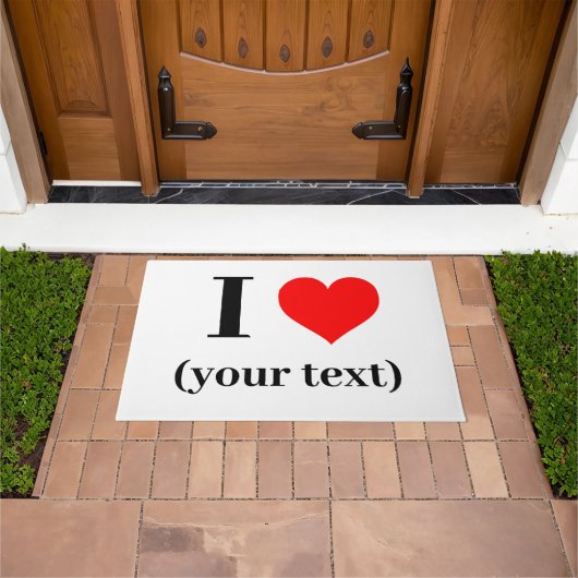 ハート!マット – 屋外 – 24インチx 36インチ ドアマット (室外)