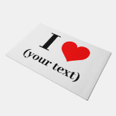 ハート!マット – 屋外 – 24インチx 36インチ ドアマット (アングル)