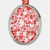 ハート メタルオーナメント (左)