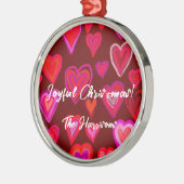 ハート メタルオーナメント (左)