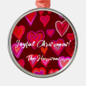 ハート メタルオーナメント (正面)