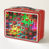 ハート メタルランチボックス (正面)