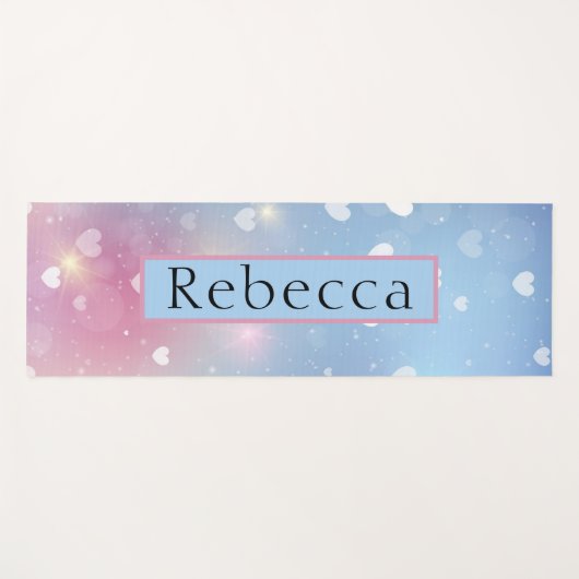 ハート ヨガマット (正面(横))