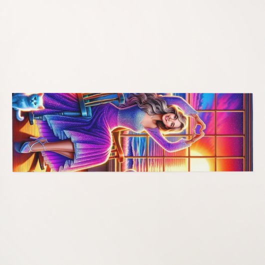 ハート ヨガマット (裏面(横))