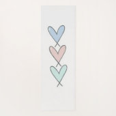 ハート ヨガマット (裏面)