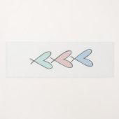 ハート ヨガマット (正面(横))