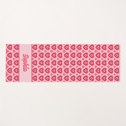 ハート ヨガマット (正面(横))